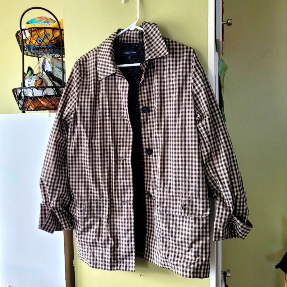 Jones New York Checkered Jacket